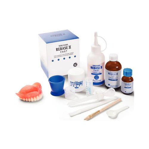 Tokuyama 20506 Rebase II Hard Denture Reline Powder & Liquid Kit Tokuyama 20506 Rebase II Hard Denture Reline Powder & Liquid Kit
